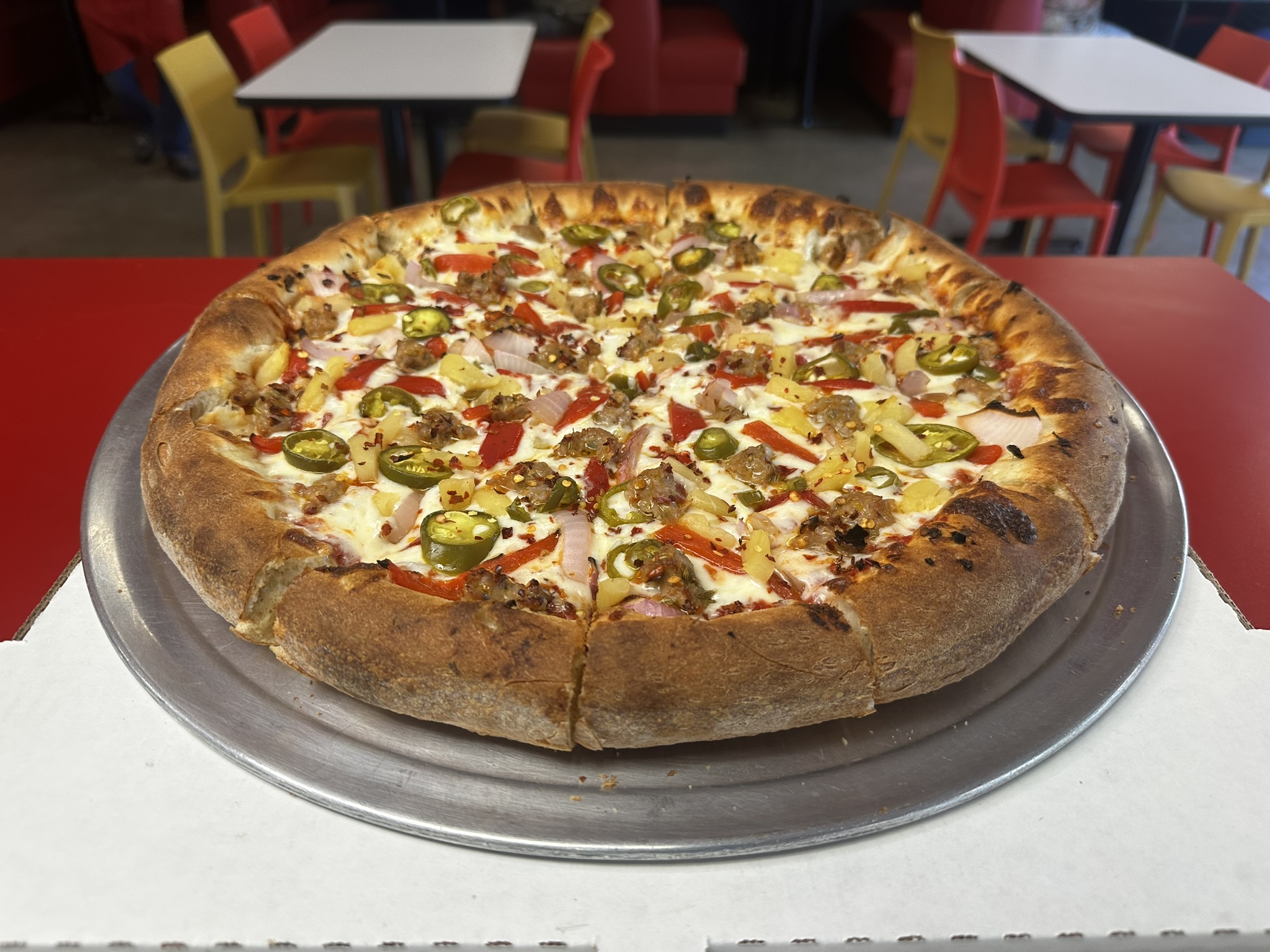 The El Niño Pizza at Mama Roscoe's